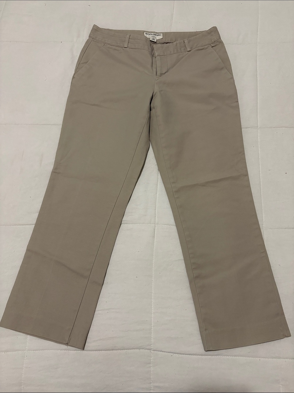 Woman Within Taupe Straight-Leg Pants